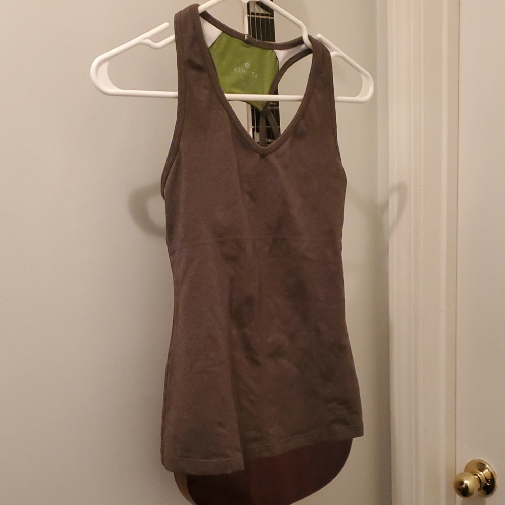 Athleta Brownish Purple Tank Top